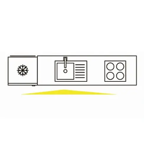 Straight Line Kitchen